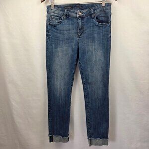 Kut from the Kloth Ankle Straight Leg Jeans Size 6 Medium Wash